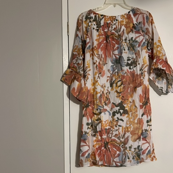 New Directions long sleeve dress for women with bell sleeves. Size PM - Picture 7 of 7